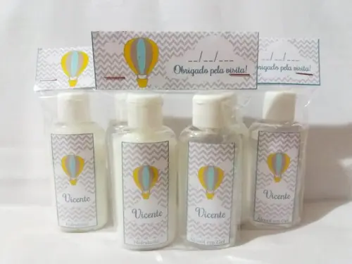 Lembrancinha Nascimento hidratante pet 60 g