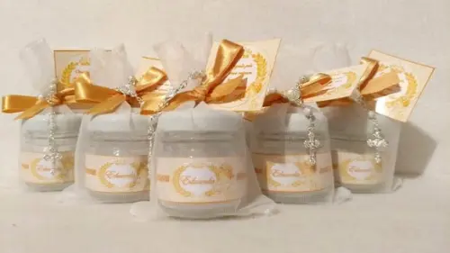 Vela para batismo lembrancinha Batizado/Eucaristia/Crisma