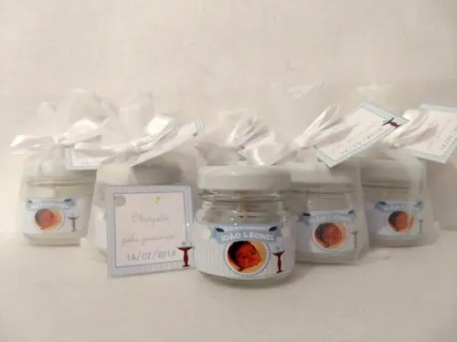 Vela para batismo lembrancinha Batizado/Eucaristia/Crisma
