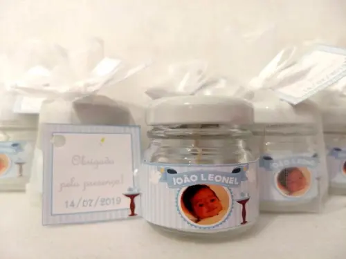 Vela para batismo lembrancinha Batizado/Eucaristia/Crisma
