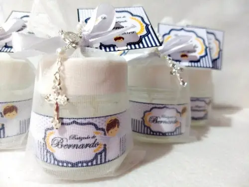 Vela para batismo lembrancinha Batizado/Eucaristia/Crisma
