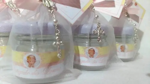 Vela para batismo lembrancinha Batizado/Eucaristia/Crisma