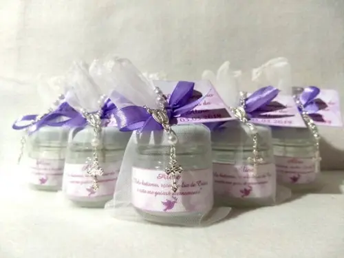 Vela para batismo lembrancinha Batizado/Eucaristia/Crisma