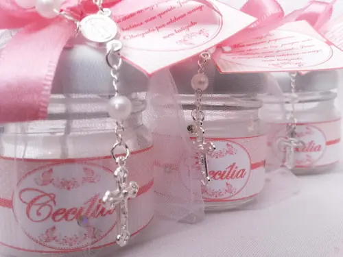 Vela Para Batismo Lembrancinha Batizado/eucaristia/crisma