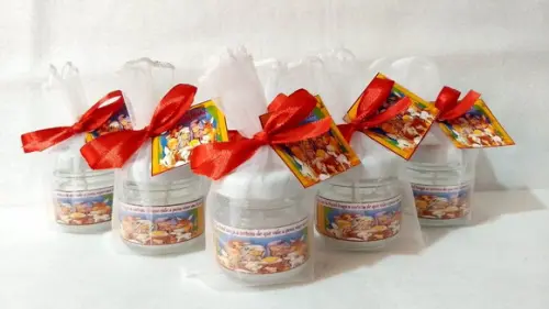 Vela perfumada lembrancinha brinde corporativo