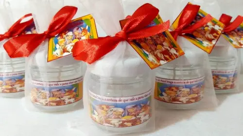 Vela perfumada lembrancinha brinde corporativo