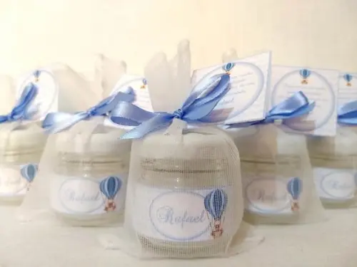 Vela perfumada lembrancinha Nascimento