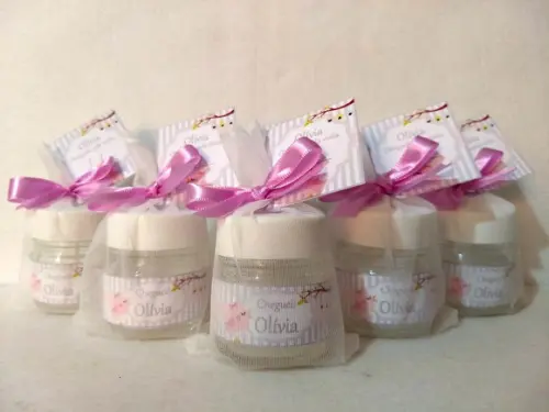 Vela perfumada Lembrancinha Nascimento/Aniversario/Batizado