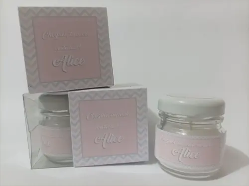 Vela Perfumada Lembrancinha Nascimento/aniversario/batizado