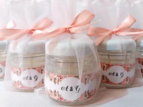 Vela Perfumada Personalizada para Casamento
