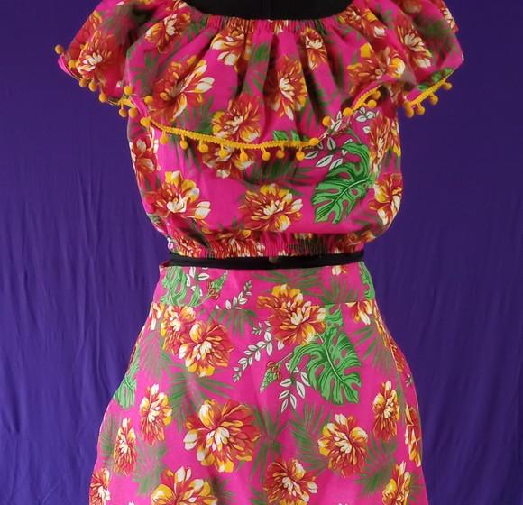 Saia + Top Ciganinha de Chita (disponível em Outras Estampas