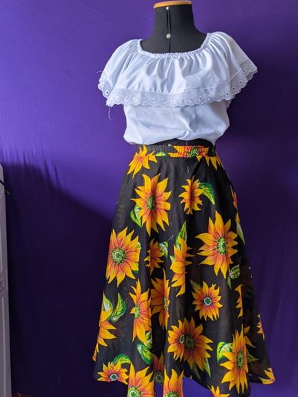 Saia Carimbo Infantil+ Ciganinha (estampa Por Mensagem)
