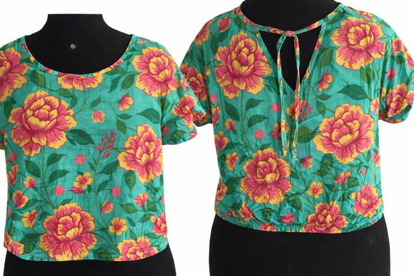 Blusa chita (Disponível em diversas estampas)