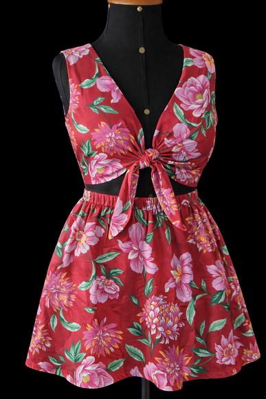 Conjunto Saia e Cropped Chita 100% Algodão até G3 Carnaval