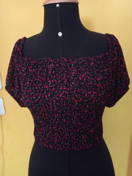 Top Cropped Com Lastex (plus Size Até Tamanho 60)
