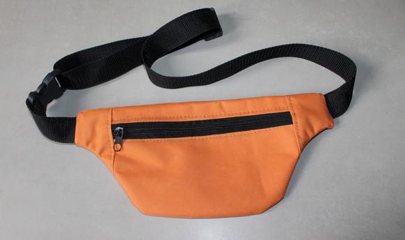 Pochete um bolso laranja