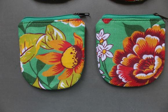 Porta moedas de chita (preço unitario)