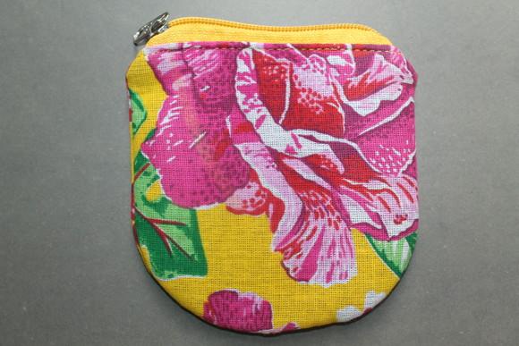 porta moedas de chita floral (preço unitario)