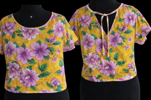 Blusa de chita (disponível até o T.60)estampa esgotada