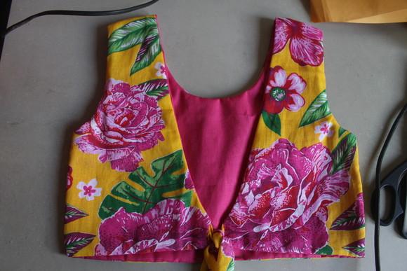 Top Cropped Infantil de Chita (estampa Esgotada)