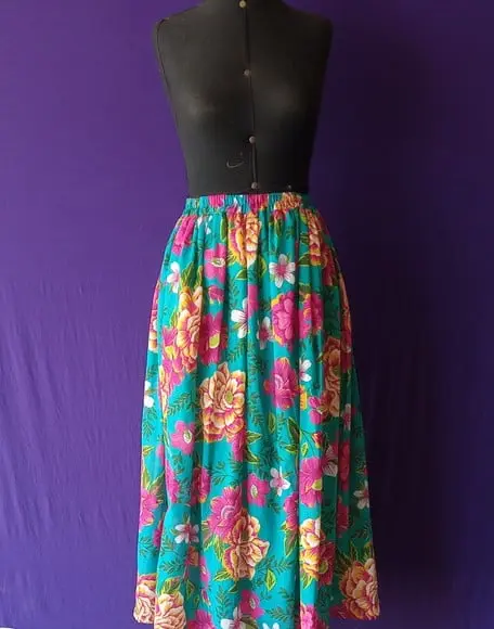 Saia Franzida Chita Longa (do 36 ao 60)