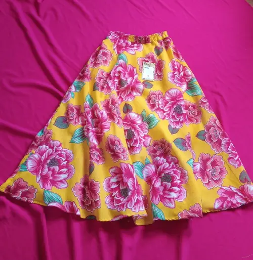 Saia Chita Meio Godê até 12 Anos (varias Estampas)