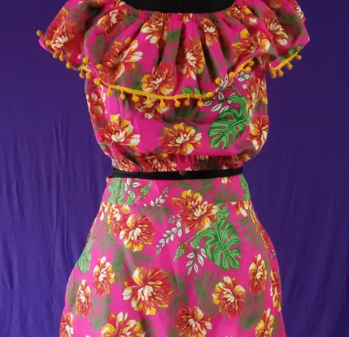 Saia + Top Ciganinha de Chita (disponível em Outras Estampas