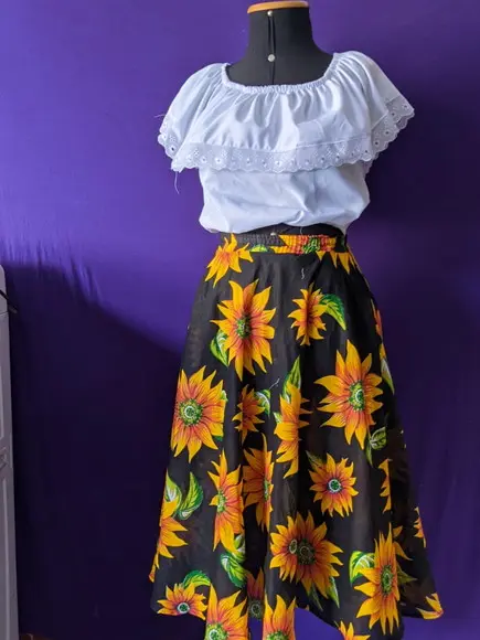Saia Carimbo Infantil+ Ciganinha (estampa Por Mensagem)