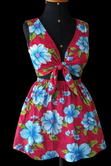 Conjunto de Chita 100% Algodão Floral | até G3 | Carnaval