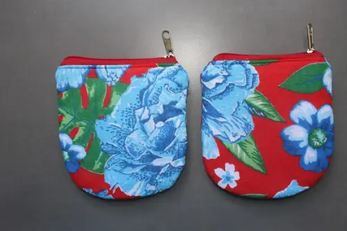 porta moedas de chita (preço unitario)