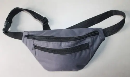 Pochete cinza