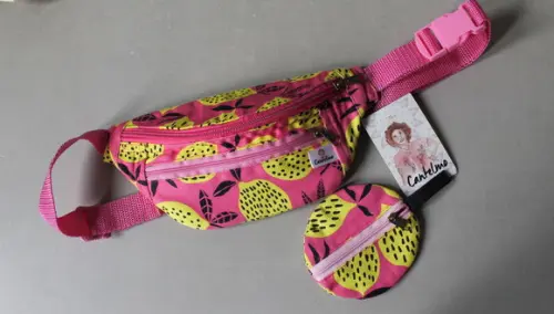 Pochete Estampa Limão+ Porta Moeda Circular