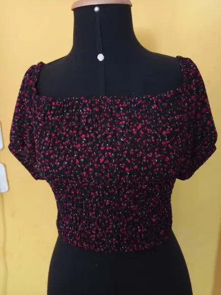 Top Cropped Com Lastex (plus Size Até Tamanho 60)