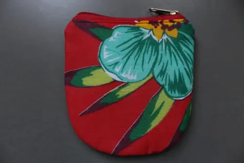 porta moedas de chita floral (preço unitario)