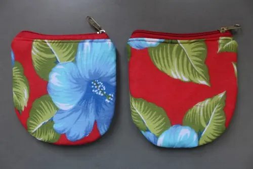 porta moedas de chita (preço unitario)