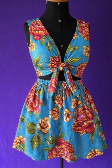 Conjunto de Chita 100% Algodão Floral | até G3 | Carnaval