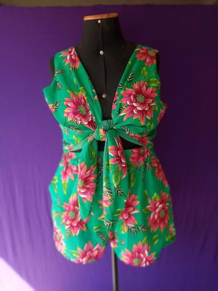 Short + Top Cropped de Chita