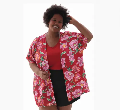 Kimono de Chita (até o T. 60) Estampa Esgota +por Mensagem