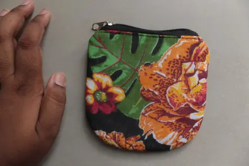 porta moedas de chita (preço unitario)