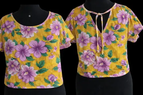 Blusa de chita (disponível até o T.60)estampa esgotada