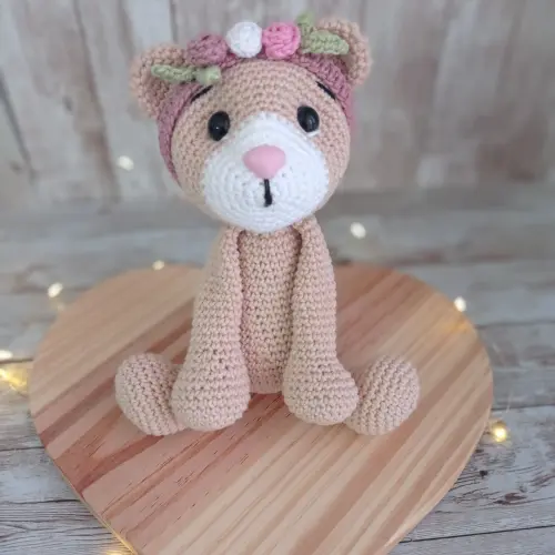 Ursinha Liz amigurumi