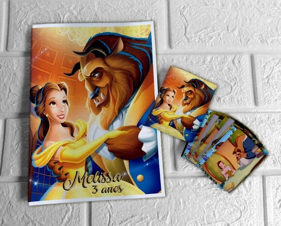 Álbum de Figurinhas a Bela e a Fera
