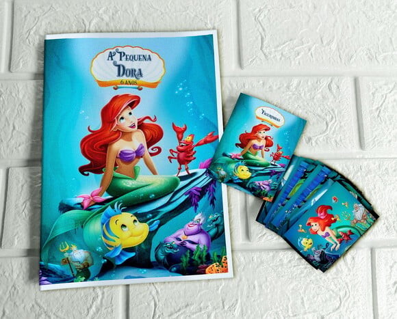 Álbum de Figurinhas a Pequena Sereia