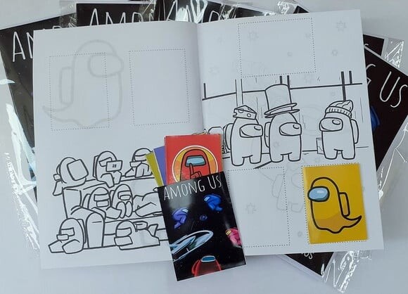 Álbum de Figurinhas Among Us