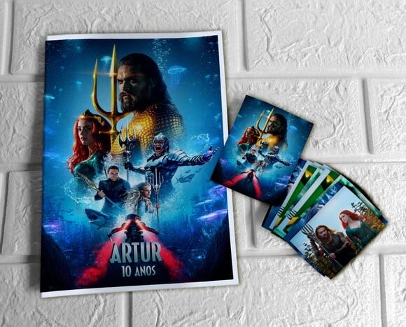Álbum de Figurinhas Aquaman