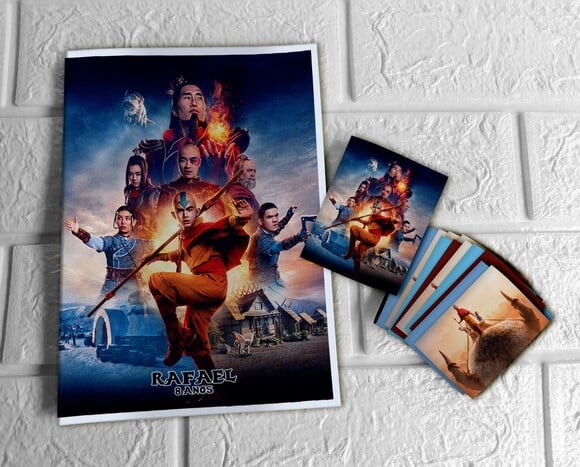 Álbum de Figurinhas Avatar a Lenda de Aang