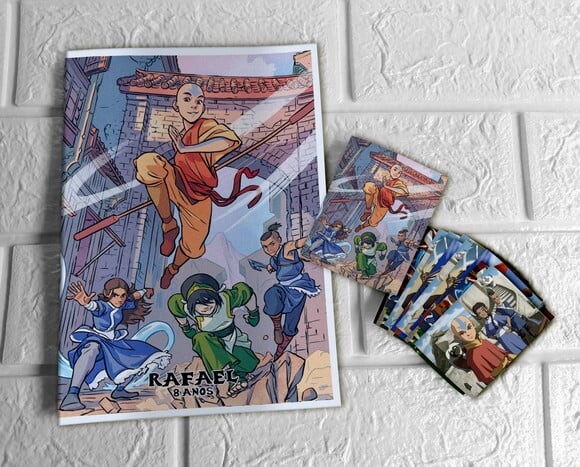 Álbum de Figurinhas Avatar a Lenda de Aang
