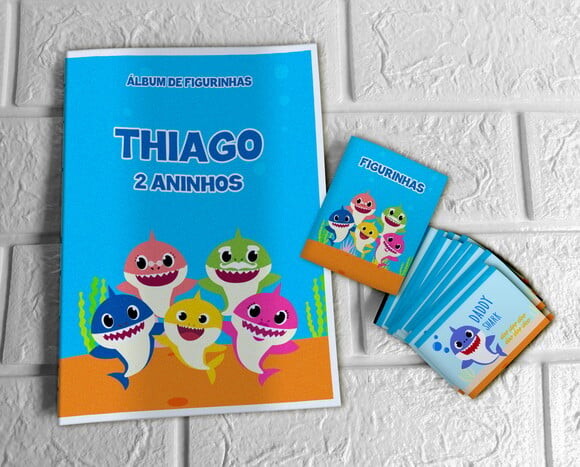Álbum de Figurinhas Baby Shark