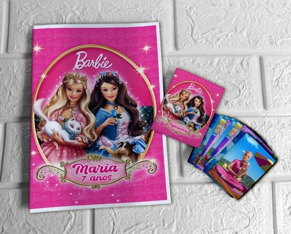 Álbum de Figurinhas Barbie