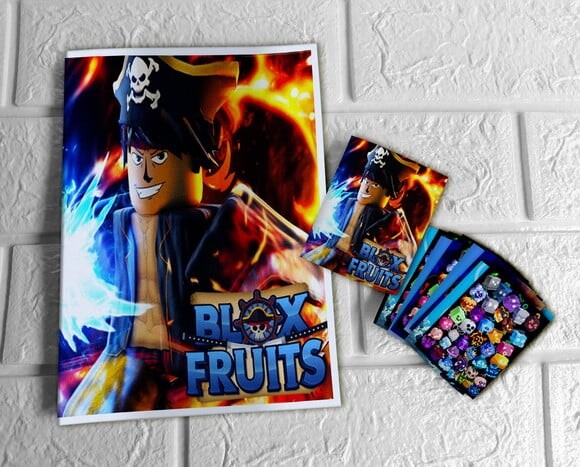 Álbum de Figurinhas Blox Fruits
